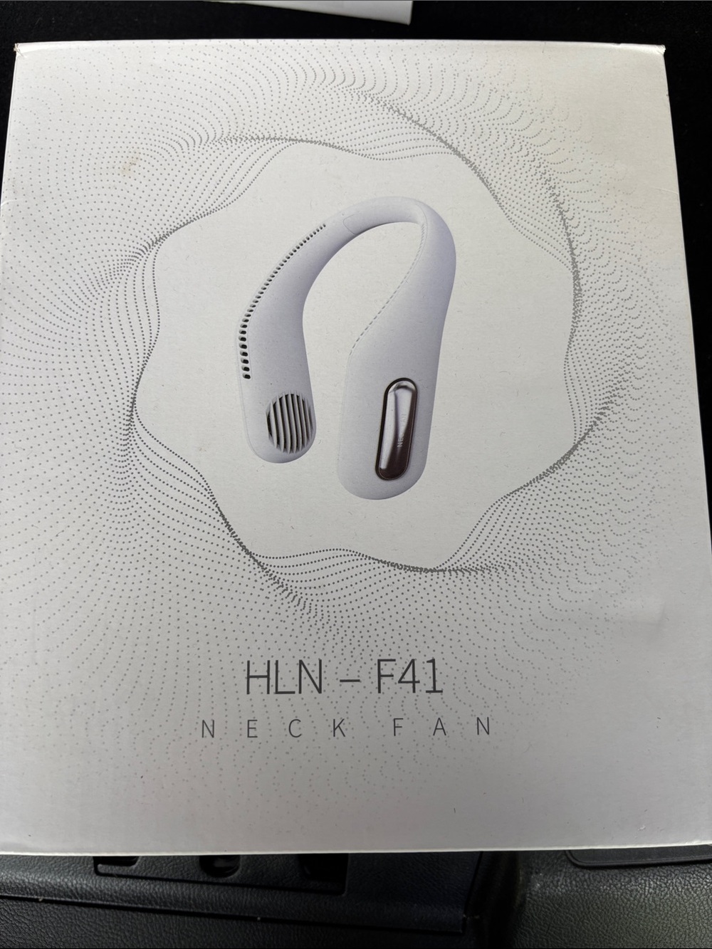 F41 White Neck Fan — Hands-Free Personal Cooling (White)